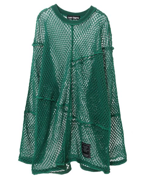 PATCH WORK MESH TOPS | Candy Stripper（キャンディ
