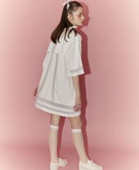 キャンディーストリッパー セーラーTシャツワンピース　ストッキング SAILOR COLLAR TEE ONE-PIECE | Candy Stripper（キャンディ