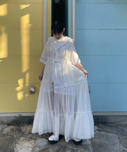 SAILOR COLLAR TEE ONE-PIECE | Candy Stripper（キャンディ
