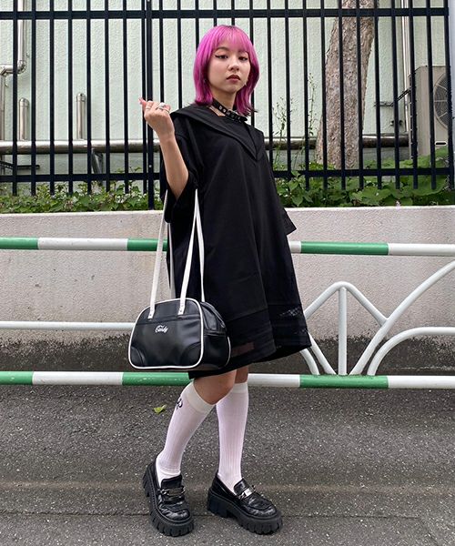 SAILOR COLLAR TEE ONE-PIECE | Candy Stripper（キャンディ  