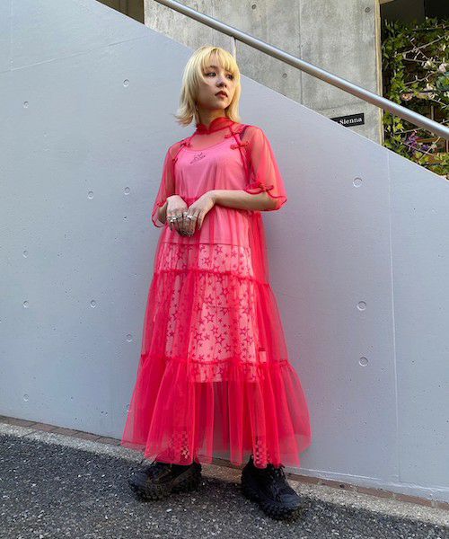 TULLE CHINA DRESS | Candy Stripper（キャンディ ストリッパー ...