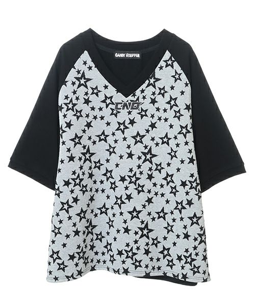 STAR PATTERN RAGLAN TOPS | Candy Stripper（キャンディ ストリッパー 