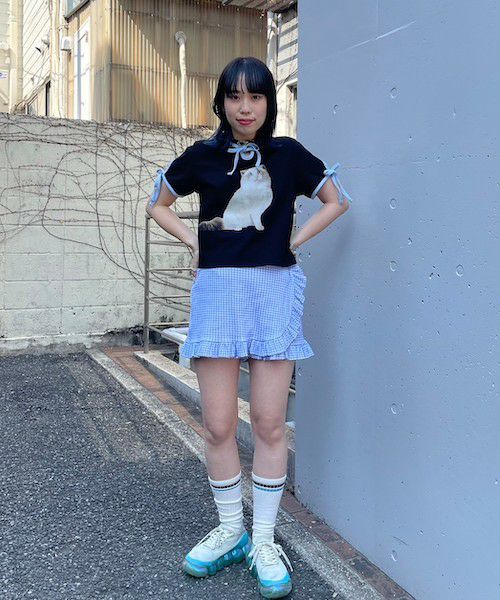 ショップレビュー ランキング PANTS SKIRT FRILL CHECK GINGHAM | Stripper（キャンディ Candy スカート