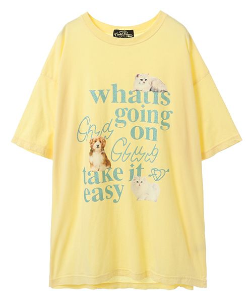 Candy Stripper CND CLUB BIG Tシャツ オフホワイト Candy Stripper CND CLUB BIG Tシャツ オフホワイト - メルカリ