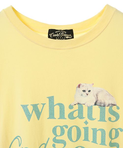 【新品タグ付き】さらば青春の光　キャンディーストリッパー　コラボ　Tシャツ Candy Stripper tシャツ RUSH CHICK BORDER SWICHED トップス