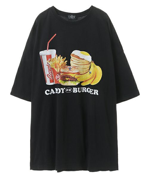 CANDY BURGER BIG BIG TEE | Candy Stripper（キャンディ ストリッパー 