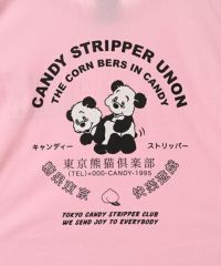 TOKYO PANDA CLUB TEE | Candy Stripper（キャンディ