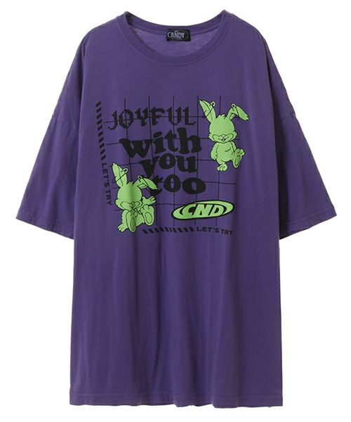 WITH YOU TOO BIG BIG TEE | Candy Stripper（キャンディ ストリッパー）｜オフィシャル通販サイトCANDY  STORE