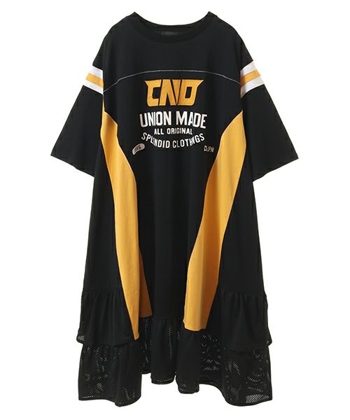 CND MESH SWITCHED ONE-PIECE | Candy Stripper（キャンディ 