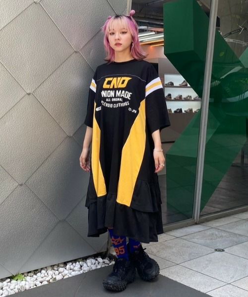 Candy Stripper CND MESH SWTCHED ワンピース Candy Stripper CND MESH SWTCHED ワンピース