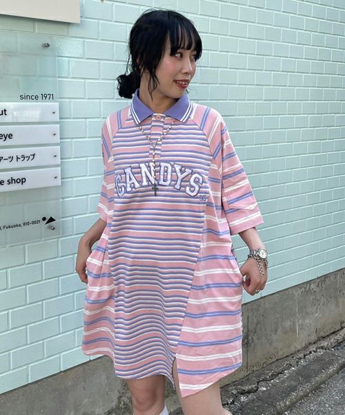 CANDYS BORDER POLO ONE-PIECE | Candy Stripper（キャンディ ストリッパー）｜オフィシャル通販サイトCANDY  STORE