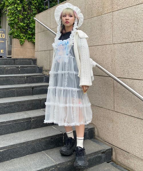 SAILOR COLLAR KNIT CARDIGAN | Candy Stripper（キャンディ