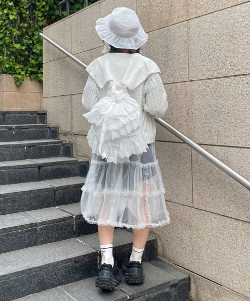 SAILOR COLLAR KNIT CARDIGAN | Candy Stripper（キャンディ 