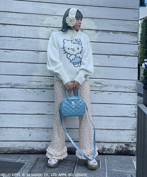 HELLO KITTY】ANGEL HELLO KITTY QUILTING SHOULDER BAG | Candy