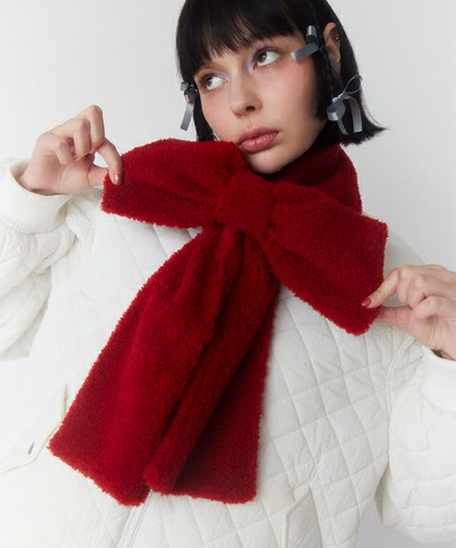 BOA RIBBON MUFFLER | Candy Stripper（キャンディ ストリッパー