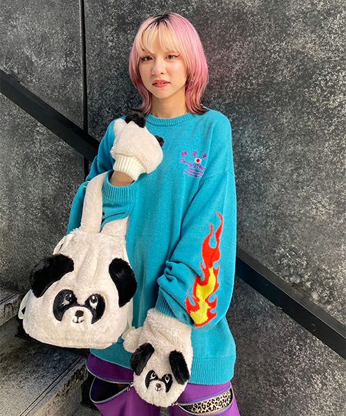 PEPE FUR HAND BAG | Candy Stripper（キャンディ ストリッパー