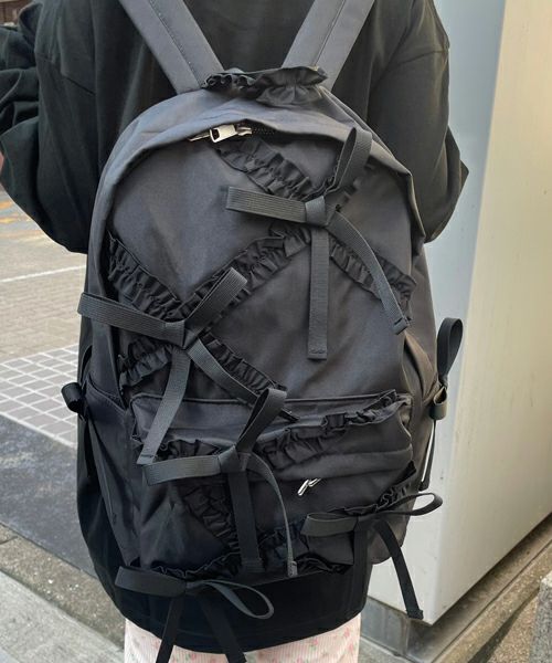 【新品】キャンディストリッパー リボンリュック Candy Stripper Candy Stripper｜(W)BELOVED FRILL BACKPACK | Rakuten Fashion