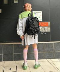 FANCY RIBBON BACKPACK | Candy Stripper（キャンディ