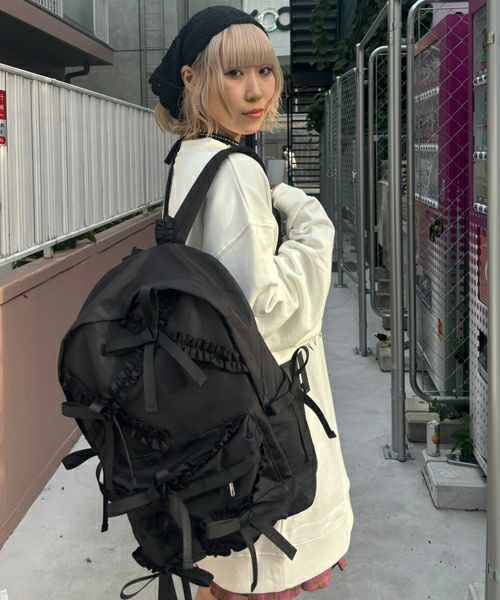 FANCY RIBBON BACKPACK | Candy Stripper（キャンディ