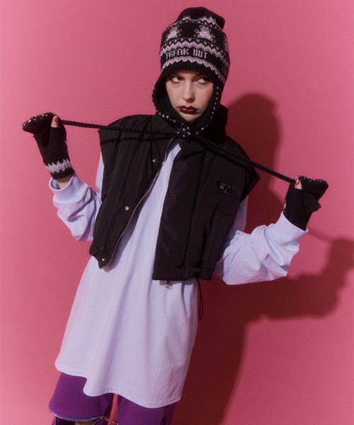 ANARCHY BEAR NORDIC FLIGHT CAP | Candy Stripper（キャンディ