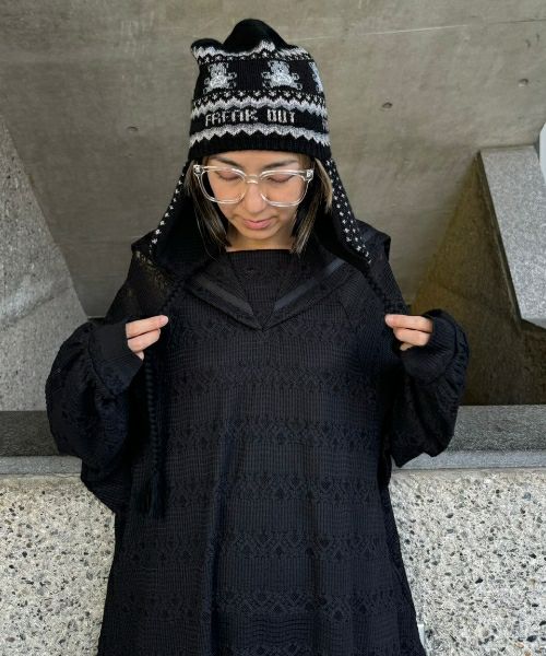 ANARCHY BEAR NORDIC FLIGHT CAP | Candy Stripper（キャンディ