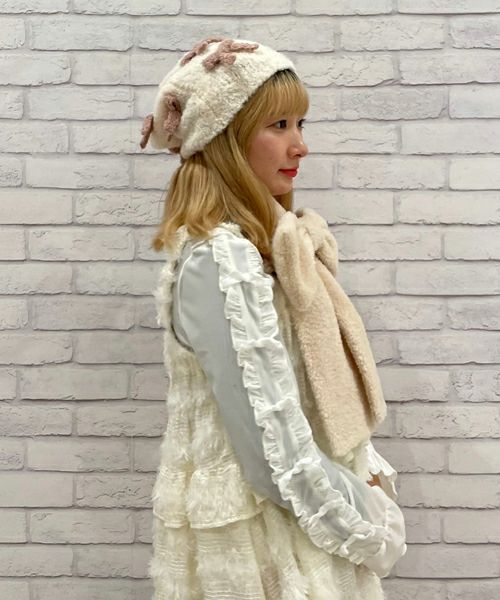 専用【新品】 gypsohila ジプソフィア リボンニットビーニー