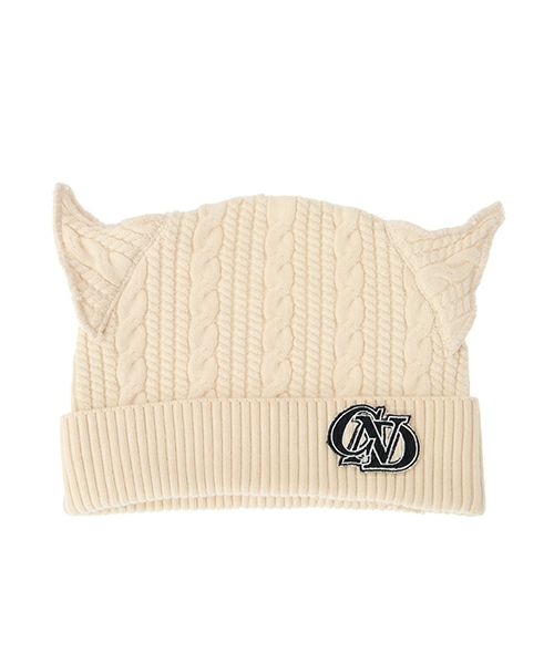 CND DEVIL EAR BEANIE | Candy Stripper（キャンディ