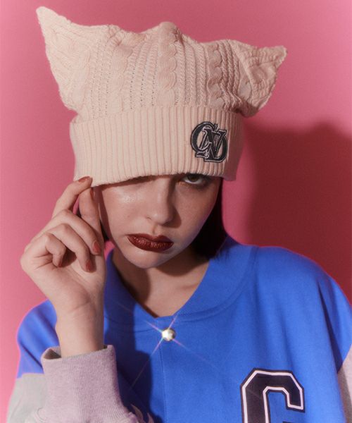 CND DEVIL EAR BEANIE | Candy Stripper（キャンディ