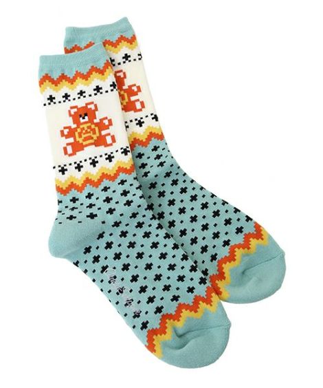 ANARCHY BEAR NORDIC SOCKS