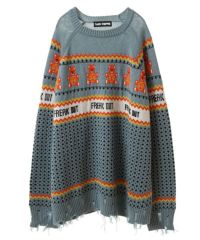 ANARCHY BEAR NORDIC KNIT | Candy Stripper（キャンディ