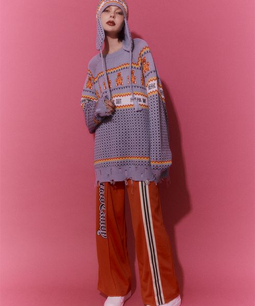 CandyStripper ANARCHY BEAR POLOトップス 完売品 完成品 Candy Stripper（キャンディストリッパー）の「ANARCHY