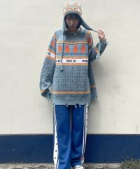 ANARCHY BEAR NORDIC KNIT | Candy Stripper（キャンディ ストリッパー