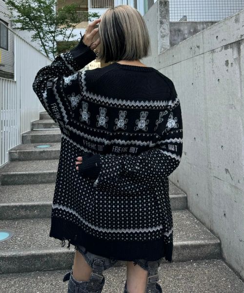 ANARCHY BEAR NORDIC KNIT | Candy Stripper（キャンディ