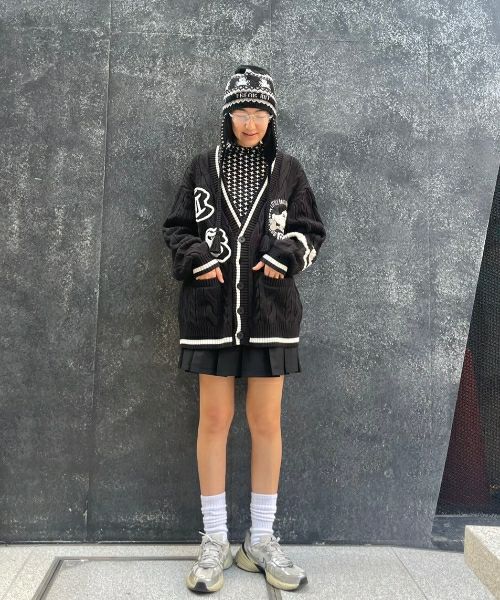Candy Stripper ブラック セーター セーラー襟 STAR LINE SAILOR JERSEY BLOUSON | Candy Stripper（キャンディ