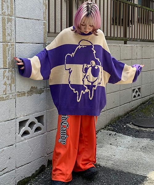 ニット セーター MELTY BEAR BORDER ニット レディース メンズ 000000007872-02-l.jpg?t=