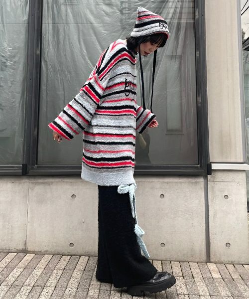 FLUFFY RIBBON KNIT PANTS | Candy Stripper（キャンディ ストリッパー）｜オフィシャル通販サイトCANDY  STORE