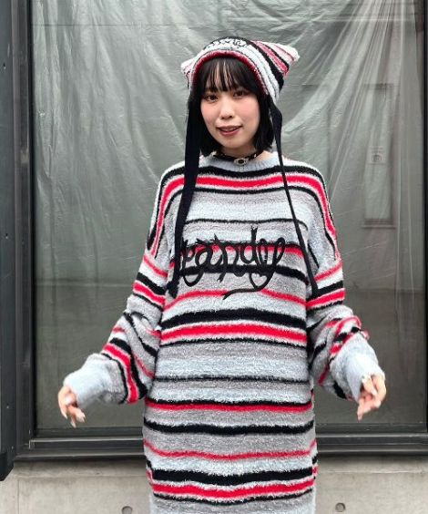 LOLLIPOP MULTI BORDER KNIT | Candy Stripper（キャンディ ストリッパー）｜オフィシャル通販サイトCANDY  STORE