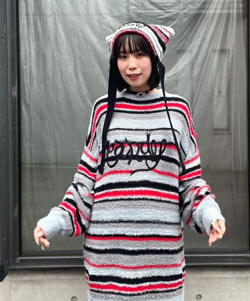 LOLLIPOP MULTI BORDER KNIT | Candy Stripper（キャンディ 