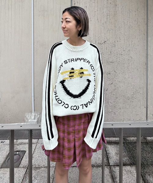 BLINDFOLDED SMILE KNIT | Candy Stripper（キャンディ