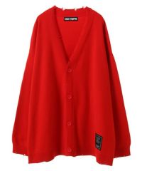 DAMAGE KNIT CARDIGAN | Candy Stripper（キャンディ