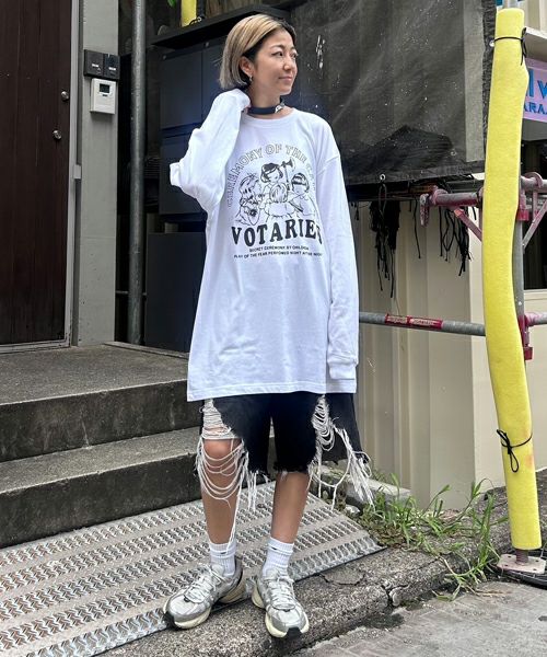 CEREMONY OF THE CANDY L/S TEE | Candy Stripper（キャンディ