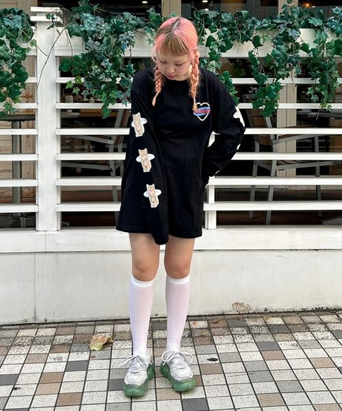 ANGEL KITTEN L/S TEE | Candy Stripper（キャンディ