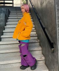 CND ZIPPER TRACK PANTS | Candy Stripper（キャンディ