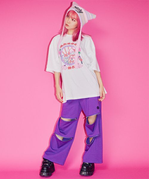 CND ZIPPER TRACK PANTS | Candy Stripper（キャンディ