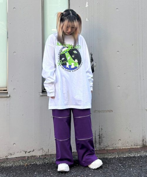 CND ZIPPER TRACK PANTS | Candy Stripper（キャンディ
