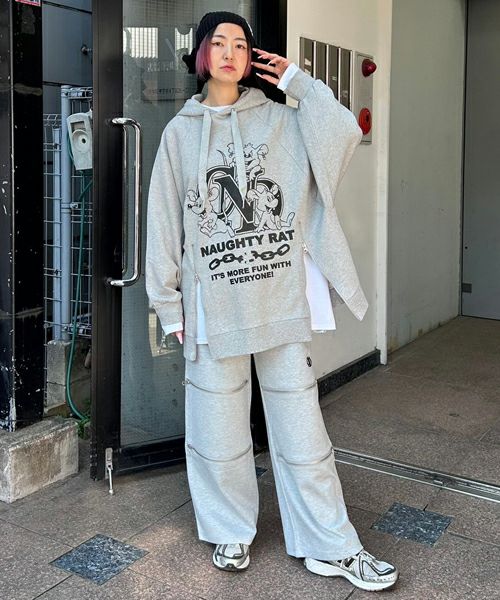 CND ZIPPER TRACK PANTS | Candy Stripper（キャンディ
