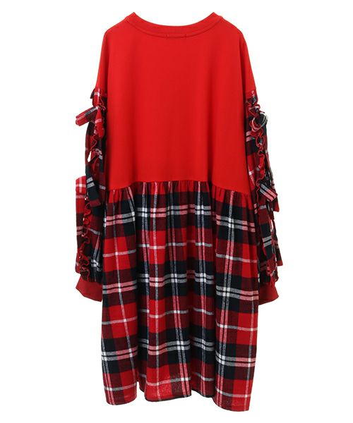 ワンピース AMOUR RIBBON CHECK ONE-PIECE AMOUR RIBBON CHECK ONE-PIECE | Candy Stripper（キャンディ