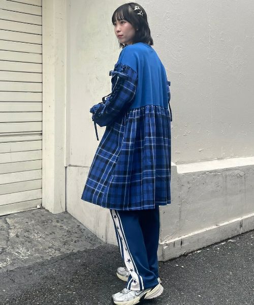 AMOUR RIBBON CHECK ONE-PIECE | Candy Stripper（キャンディ