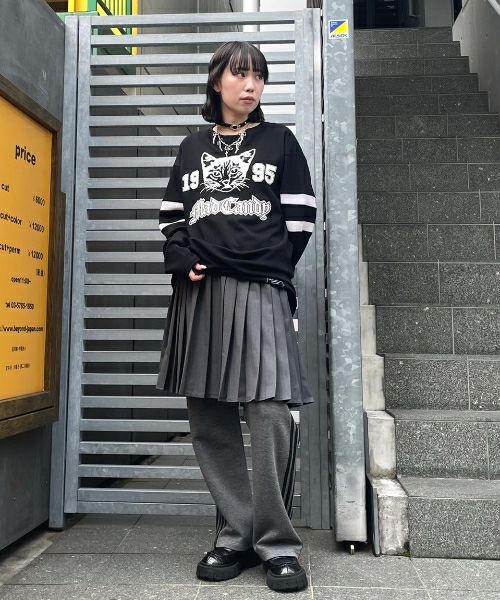 PLEATS LAYERED PANTS | Candy Stripper（キャンディ