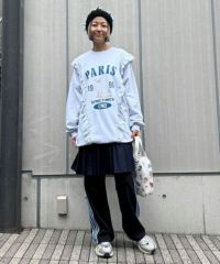 PLEATS LAYERED PANTS | Candy Stripper（キャンディ